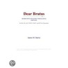 Dear Brutus (Webster''s Spanish Thesaurus Edition) by Inc. Icon Group International