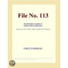 File No. 113 (Webster''s German Thesaurus Edition) door Inc. Icon Group International