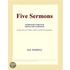 Five Sermons (Webster''s French Thesaurus Edition)