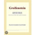 Greifenstein (Webster''s French Thesaurus Edition)