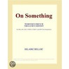 On Something (Webster''s French Thesaurus Edition) door Inc. Icon Group International
