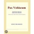Pax Vobiscum (Webster''s French Thesaurus Edition)