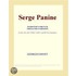 Serge Panine (Webster''s French Thesaurus Edition)