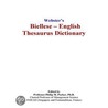 Webster''s Biellese - English Thesaurus Dictionary by Inc. Icon Group International