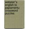 Webster''s English to Papiamentu Crossword Puzzles by Inc. Icon Group International