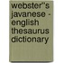 Webster''s Javanese - English Thesaurus Dictionary