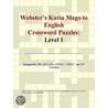 Webster''s Kuria Mago to English Crossword Puzzles door Inc. Icon Group International