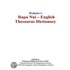 Webster''s Rapa Nui - English Thesaurus Dictionary