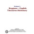 Webster''s Reggiano - English Thesaurus Dictionary
