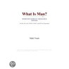 What Is Man? (Webster''s Korean Thesaurus Edition) door Inc. Icon Group International