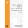 Advances in Child Development & Behavior, Volume 13 by Hayne W. Reese