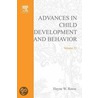 Advances in Child Development & Behavior, Volume 22 by Hayne W. Reese