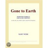 Gone to Earth (Webster''s Korean Thesaurus Edition) door Inc. Icon Group International
