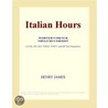 Italian Hours (Webster''s French Thesaurus Edition) door Inc. Icon Group International
