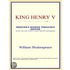 King Henry V (Webster''s Spanish Thesaurus Edition)