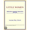 Little Women (Webster''s Spanish Thesaurus Edition) door Reference Icon Reference