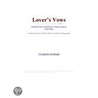 Lover¿s Vows (Webster''s German Thesaurus Edition) door Inc. Icon Group International