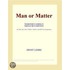 Man or Matter (Webster''s German Thesaurus Edition)