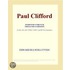 Paul Clifford (Webster''s French Thesaurus Edition)