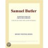 Samuel Butler (Webster''s French Thesaurus Edition)