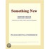 Something New (Webster''s French Thesaurus Edition)