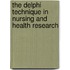 The Delphi Technique in Nursing and Health Research