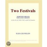 Two Festivals (Webster''s French Thesaurus Edition) door Inc. Icon Group International