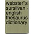 Webster''s Sursilvan - English Thesaurus Dictionary