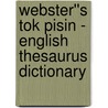 Webster''s Tok Pisin - English Thesaurus Dictionary door Inc. Icon Group International
