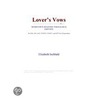 Lover¿s Vows (Webster''s Spanish Thesaurus Edition) door Inc. Icon Group International