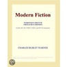 Modern Fiction (Webster''s French Thesaurus Edition) door Inc. Icon Group International