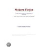 Modern Fiction (Webster''s Korean Thesaurus Edition) by Inc. Icon Group International