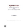 Night Sketches (Webster''s German Thesaurus Edition) door Inc. Icon Group International