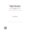 Night Sketches (Webster''s Korean Thesaurus Edition) door Inc. Icon Group International