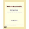 Nonsenseorship (Webster''s French Thesaurus Edition) by Inc. Icon Group International