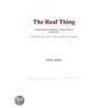 The Real Thing (Webster''s Korean Thesaurus Edition) door Inc. Icon Group International