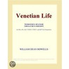 Venetian Life (Webster''s Spanish Thesaurus Edition) by Inc. Icon Group International