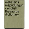 Webster''s Mapudungun - English Thesaurus Dictionary door Inc. Icon Group International