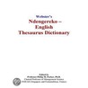Webster''s Ndengereko - English Thesaurus Dictionary door Inc. Icon Group International