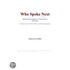 Who Spoke Next (Webster''s Korean Thesaurus Edition)