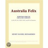 Australia Felix (Webster''s French Thesaurus Edition) door Inc. Icon Group International