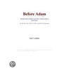 Before Adam (Webster''s Portuguese Thesaurus Edition) by Inc. Icon Group International