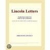 Lincoln Letters (Webster''s French Thesaurus Edition) door Inc. Icon Group International