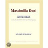 Massimilla Doni (Webster''s French Thesaurus Edition) door Inc. Icon Group International