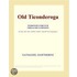 Old Ticonderoga (Webster''s French Thesaurus Edition)