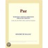 Paz (Webster''s Chinese Simplified Thesaurus Edition)