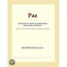 Paz (Webster''s Chinese Simplified Thesaurus Edition) by Inc. Icon Group International