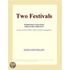 Two Festivals (Webster''s Japanese Thesaurus Edition)