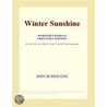 Winter Sunshine (Webster''s Korean Thesaurus Edition) by Inc. Icon Group International