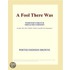 A Fool There Was (Webster''s French Thesaurus Edition)